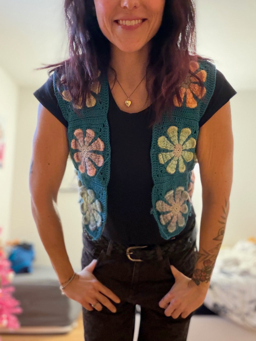 Gilet daisy - schema