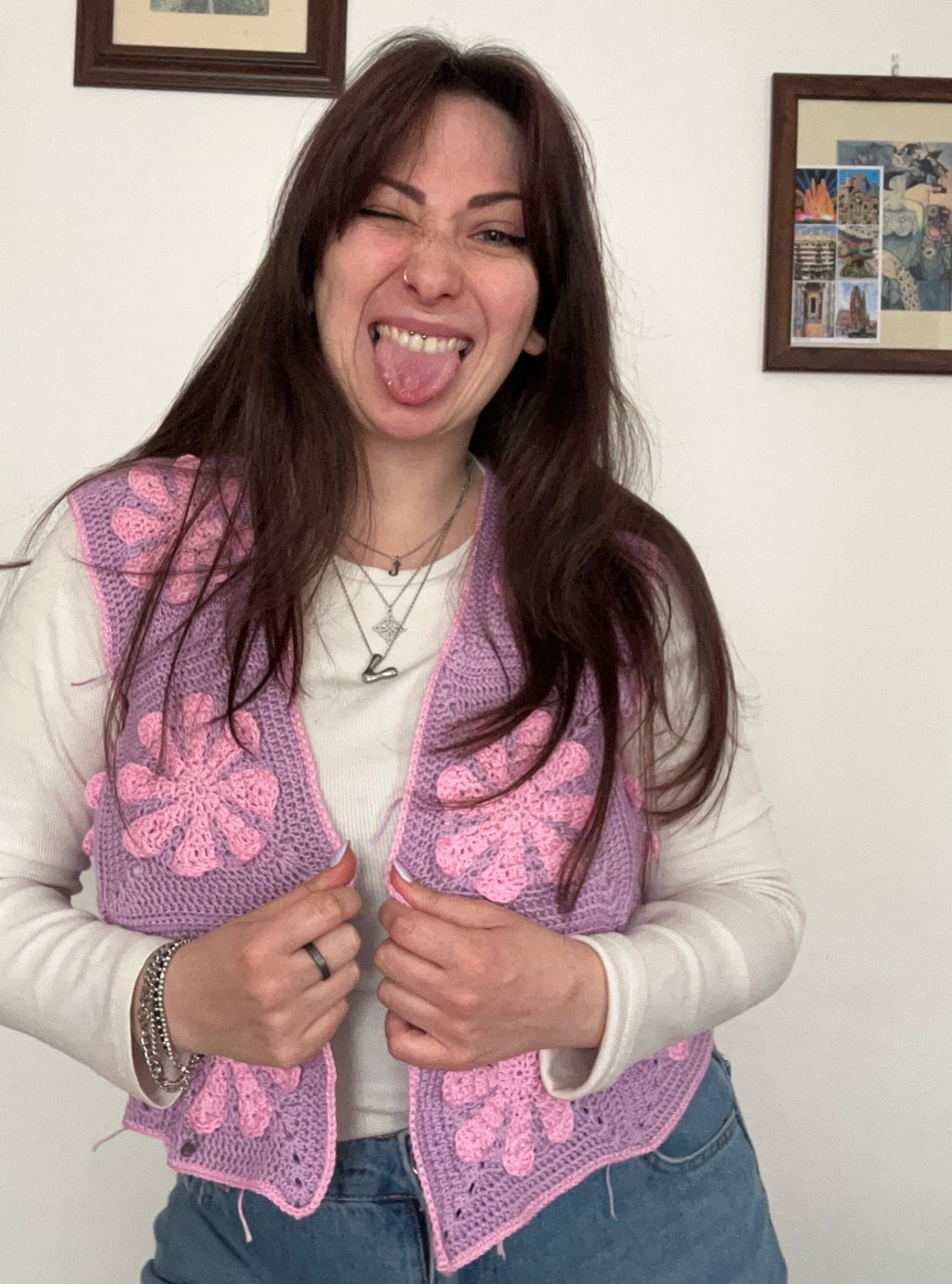 Gilet daisy - schema